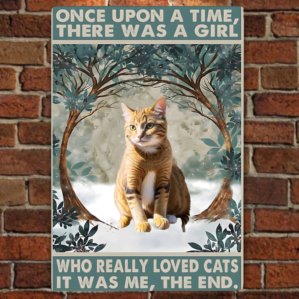 Metal Sign Iron Metal Wall Plaque Personalized Pet Portrait Custom Rustic Decor