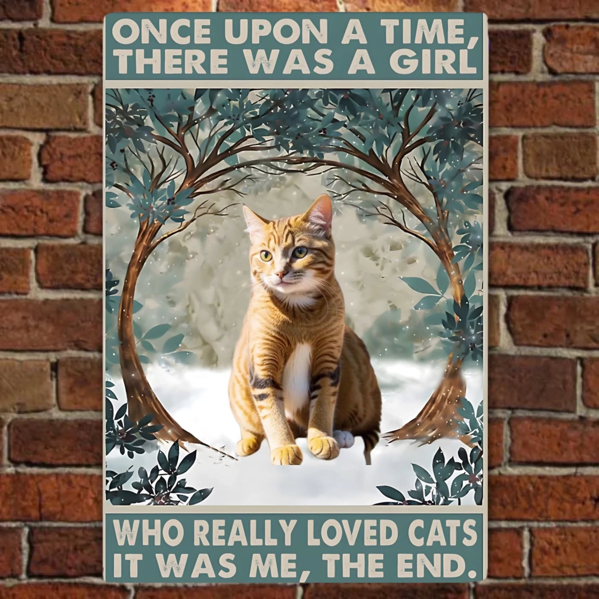 Metal Sign Iron Metal Wall Plaque Personalized Pet Portrait Custom Rustic Decor
