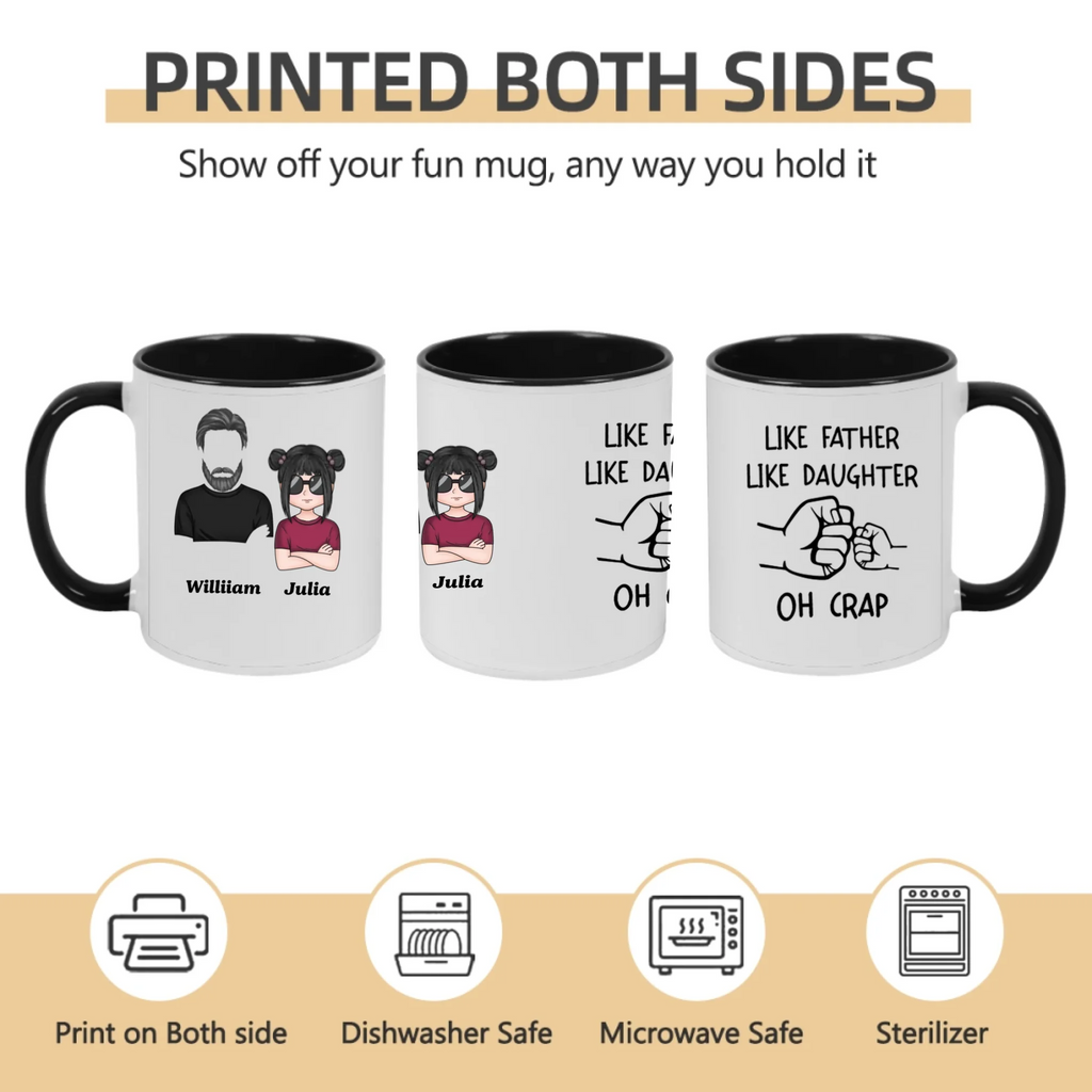 meaningful mug for dad with keepsake style