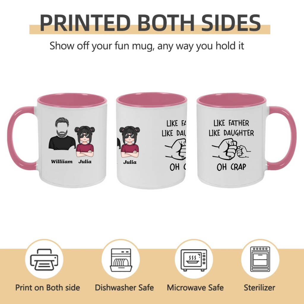 personalized mug for dad with high quality craftsmanship photo