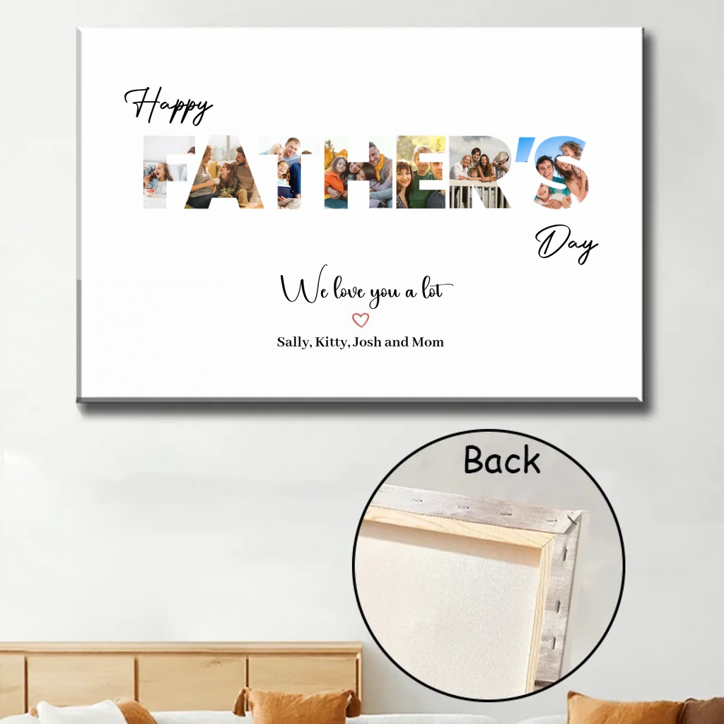 thoughtful custom gift for dad with custom detail photo