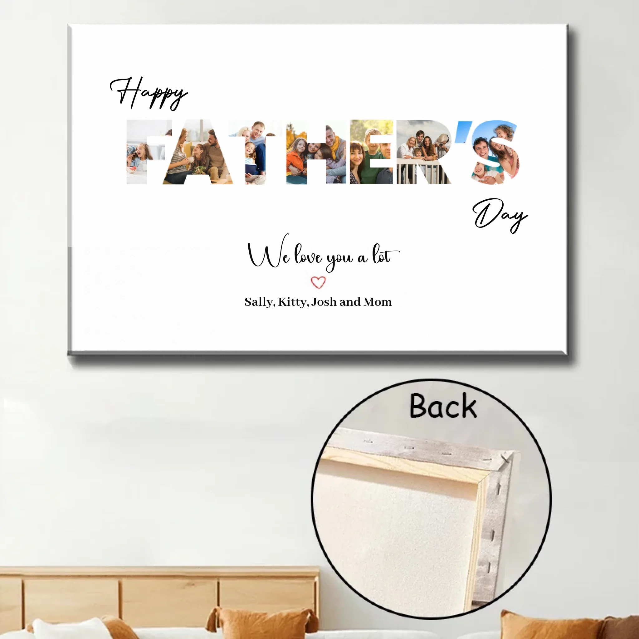 thoughtful custom gift for dad with custom detail photo
