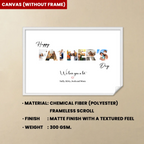 meaningful custom gift for dad with keepsake style photo
