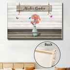 poster made for grandmas heart personalized birth flowers meaningful wall art