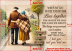 at the end of our lives poster personalized gift for grandparents