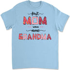 personalized shirt hoodie or sweatshirt gift with first mom now grandma thoughtful everyday outfit