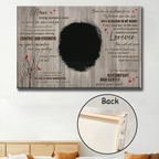 personalized photo with name canvas photo tribute poster and canvas
