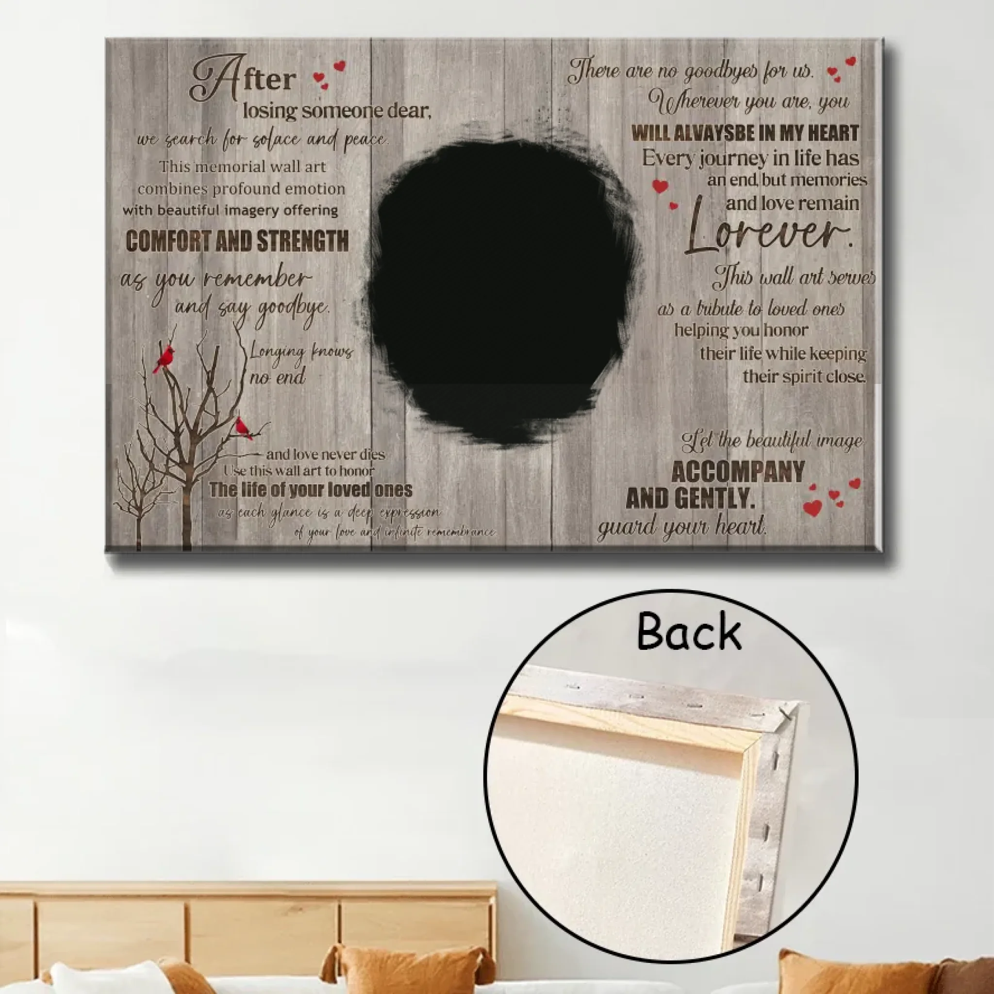 personalized photo with name canvas photo tribute poster and canvas