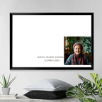 wall art canvas personalized photo with name wall art keepsake poster and canvas