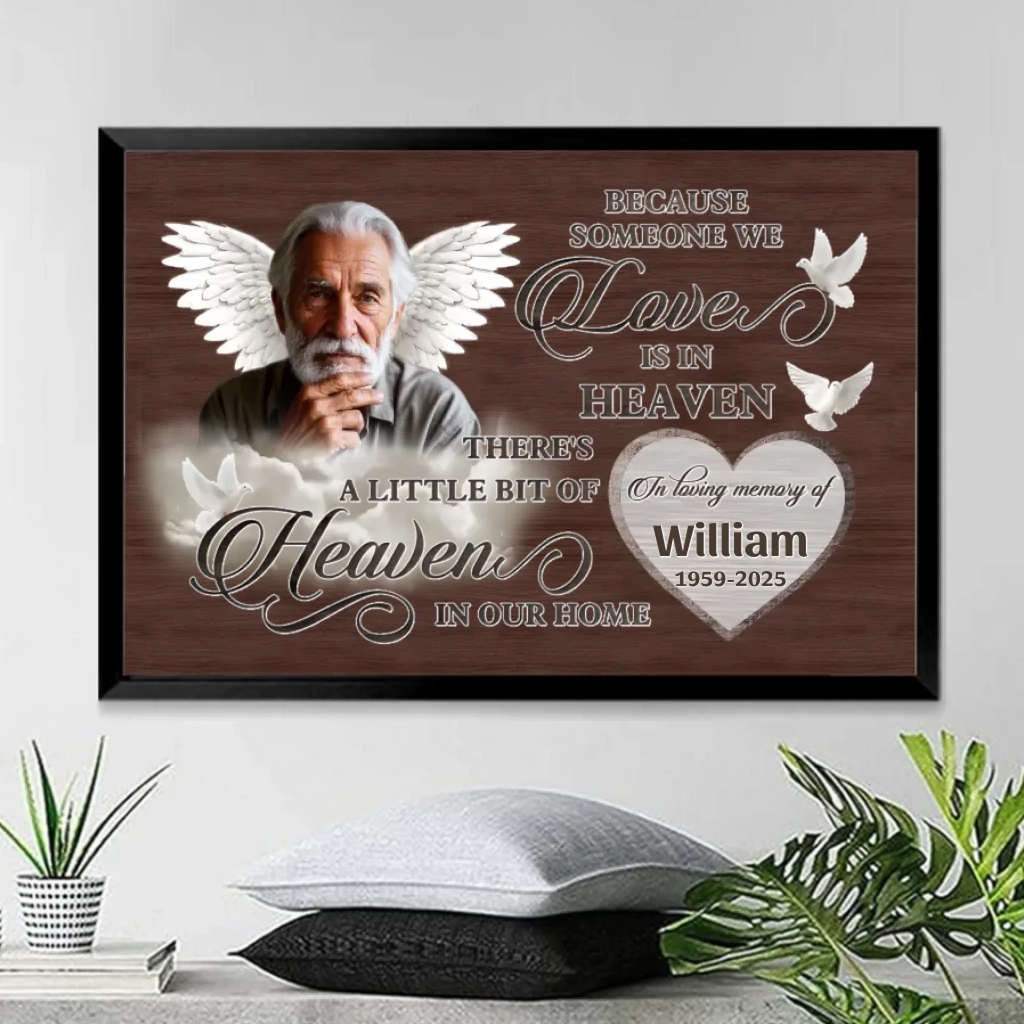 personalized photo with name poster wooden wall art keepsake poster and canvas
