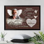 personalized photo with name poster wooden wall art keepsake poster and canvas