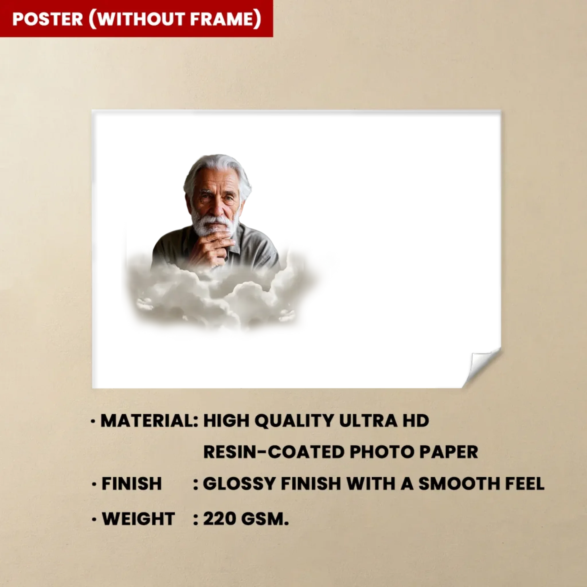 personalized photo with name poster photo tribute poster and canvas memorial keepsake