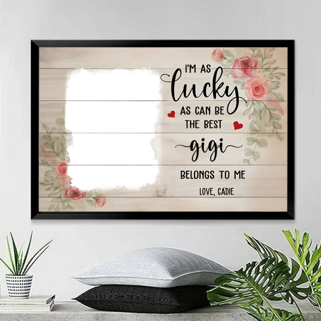 canvas the best grandma personalized photo mothers day gift for grandma