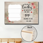 the best grandma canvas meaningful wall art mothers day gift for grandma