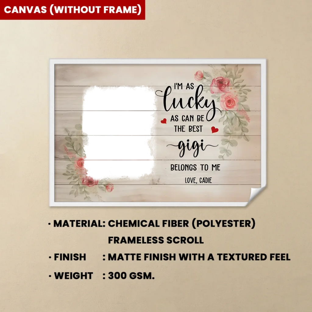the best grandma canvas family keepsake for grandma
