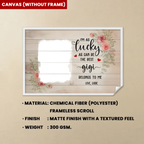 the best grandma canvas family keepsake for grandma