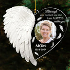 personalized photo with name ornament acrylic memorial keepsake