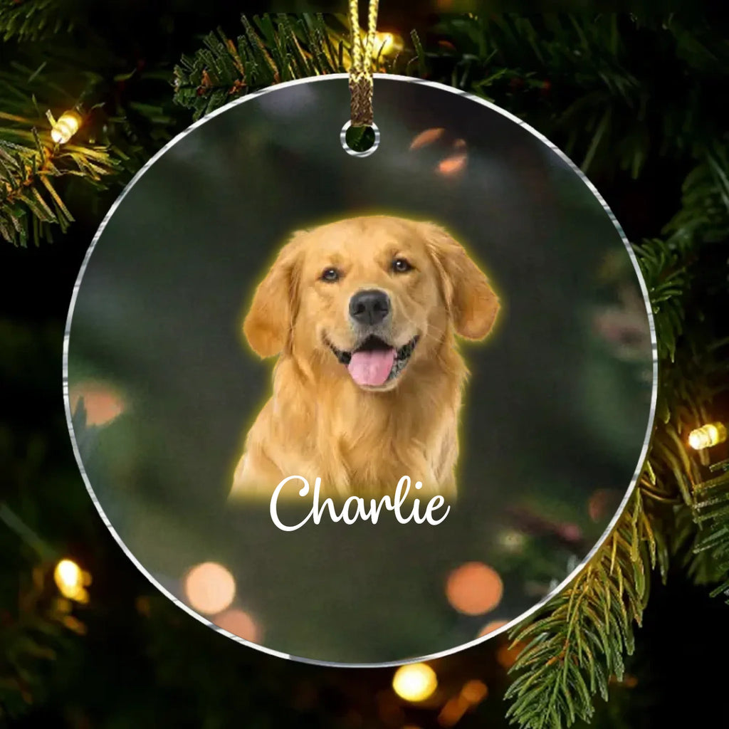 Acrylic Ornament Sympathy Gift for Loss of Dog Hanging Keepsake