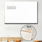 canvas or poster personalized design family keepsake for grandpa