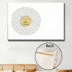 angel personalized lyrics and name canvas photo tribute poster and canvas