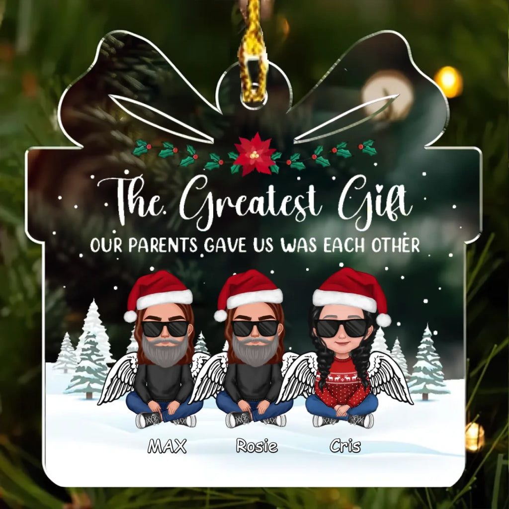 acrylic keepsake ornament personalized design remembrance gift acrylic