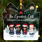 personalized design ornament acrylic keepsake remembrance gift acrylic