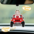 Personalized Drive Safe Car Air Freshener Custom Air Freshener Rearview Mirror Ornament Gifts for Father