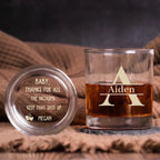 Personalized Name Engraved Whiskey Glass main image