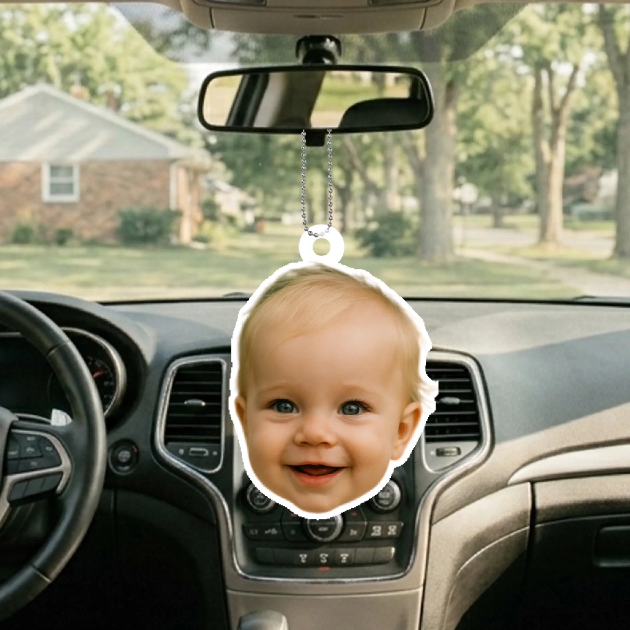 custom photo car air freshener gift for daughter product photo