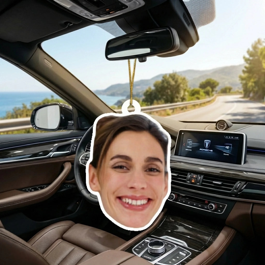 car air freshener custom photo gift for daughter main image