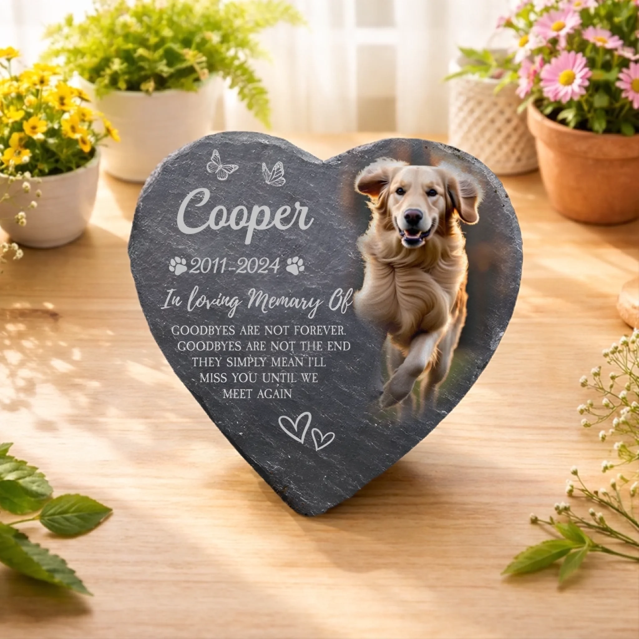 memorial gift personalized engraving loss of dog gift keepsake gift design preview