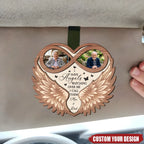 wooden angel decoration personalized photo custom keepsake