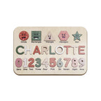 Custom Wooden Name Puzzle Personalised Busy Board Puzzle Toy for Baby Gift
