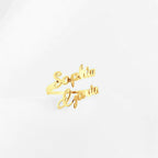 gifts for wife To My Beautiful Wife - Heartfelt Gift - Two Names Ring Double Name Open Ring S925 Silver - gifts for wife - Ch