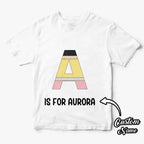 shirt back to school personalized gift for daughter custom detail