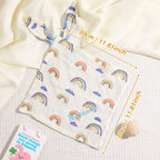 Personalized Soothe Towel Bibs Cute Soft Sleeping Towel with Embroidered Name Gifts for Baby