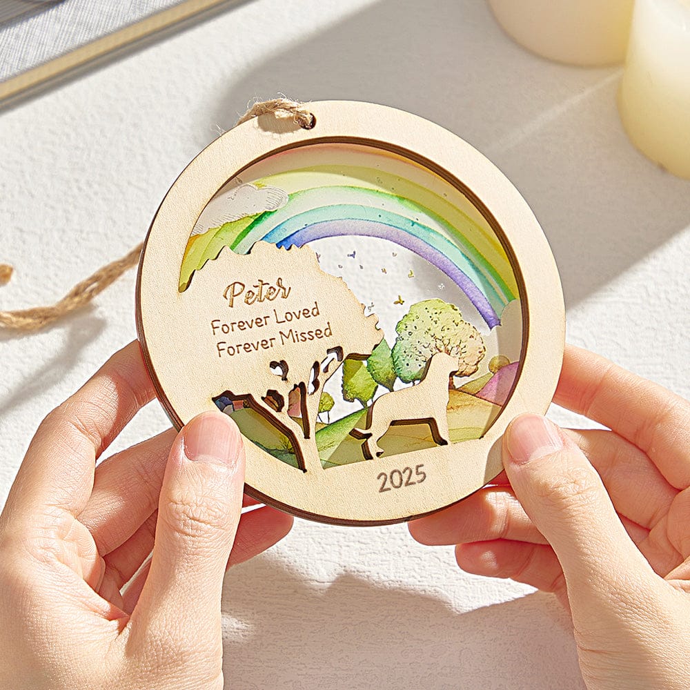 cat memorial ornament rainbow bridge keepsake memorial tree keepsake