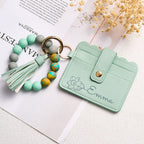 wallet custom birth flower gift for daughter daily carry main image