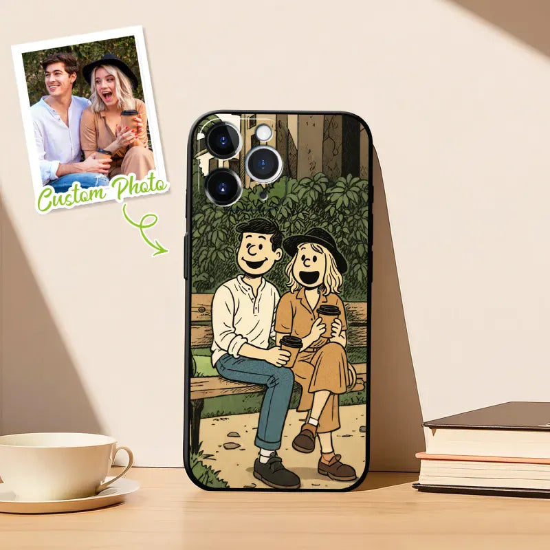Custom Photo Phone Case Anime Portrait Personalized Phone Case A Variety of Cartoon Style