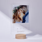 Custom Scannable Code Lamp Acrylic Album Night Light - 3 Sizes