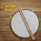 Custom Engraved Drumsticks for Drummer