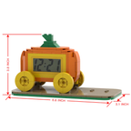 Xmas Gifts Custom Brick Figures Clock Personalized Brick Pumpkin & Figures Clock