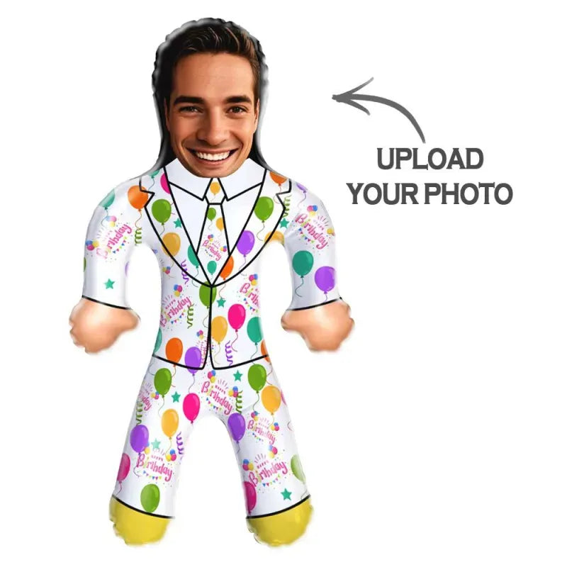 Custom Face Balloon Suit Blow Up Dolls Funny Inflatable Balloon Custom Air Doll for Party Favors