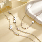 unique engraved animal paw shape initial necklace unique wedding close up