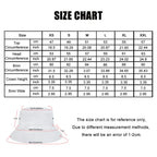 white custom face design bucket hat christmas gift