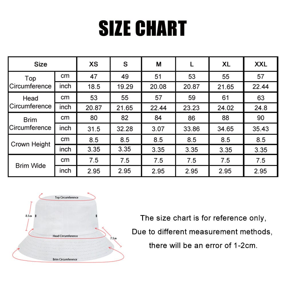 white custom face design bucket hat christmas gift