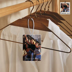 Custom Photo Hanging Car Air Freshener Rearview Mirror Pendant for Car Interior Decor