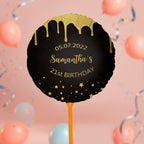 Custom Name Birthday Glitter Balloons for Birthday Party Decorations
