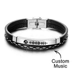 personalized scannable code bracelet scannable code feature gift for boyfriend