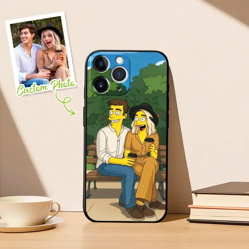 Custom Photo Phone Case Anime Portrait Personalized Phone Case A Variety of Cartoon Style